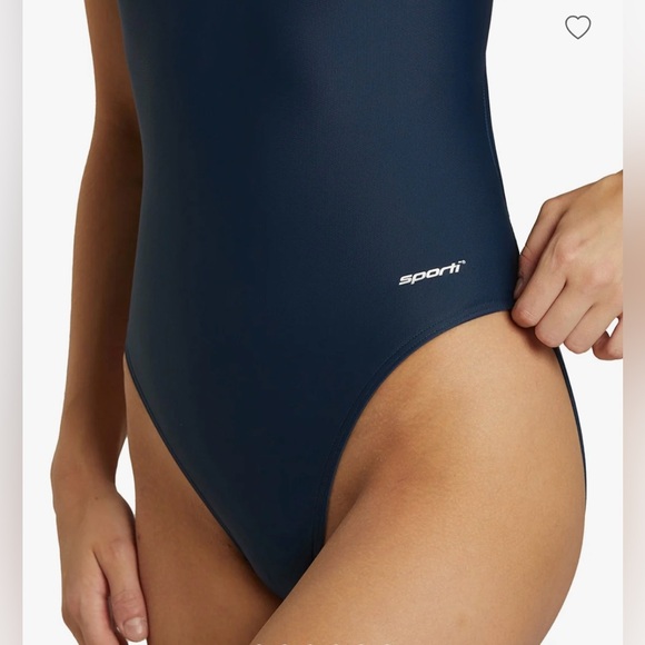 Sporti
Solid Thin Strap One Piece Swimsuit - Picture 5 of 12